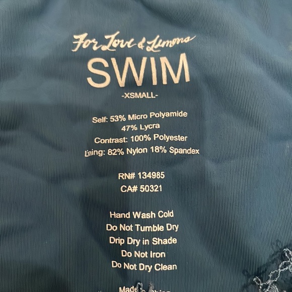 For Love & Lemons Swimsuit XS - Picture 3 of 3